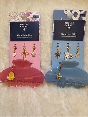 Roller Rabbit x Target Charm Claw Clips (2)